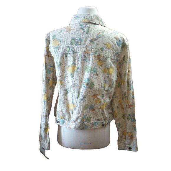 Liz Claiborne Jacket Sz L Beige Seashell Shacket NWT American Getaway C-1 - Picture 5 of 10